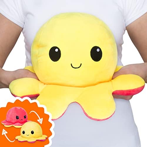 teeturtle | 原创双面大章鱼毛绒玩具 | *设计 | 红色   黄色 | 快乐